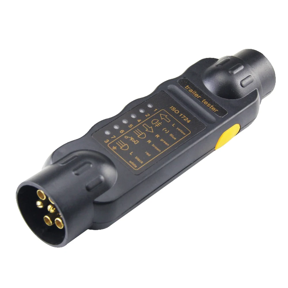 Тестер электроцепи 12 В для грузовых прицепов тестер с 7 контактной розеткой