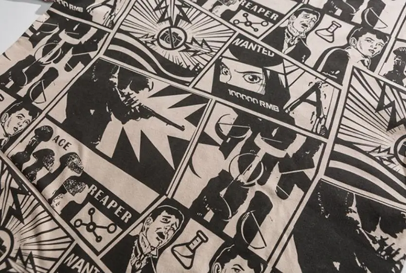 

2021 Summer Anime Print Men Tshirt Cartoon Short Sleeve T-shirt Male Oversize Harajuku Streetwear Vintage Cotton Top w2125