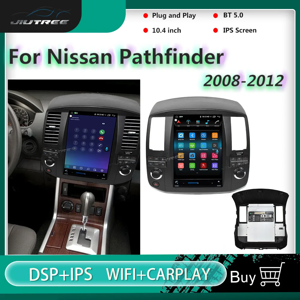Vertical Screen Car Multimedia Player For Nissan Pathfinder 2008-2012 Android Radio GPS Navigation Auto Stereo Receiver | Автомобили и
