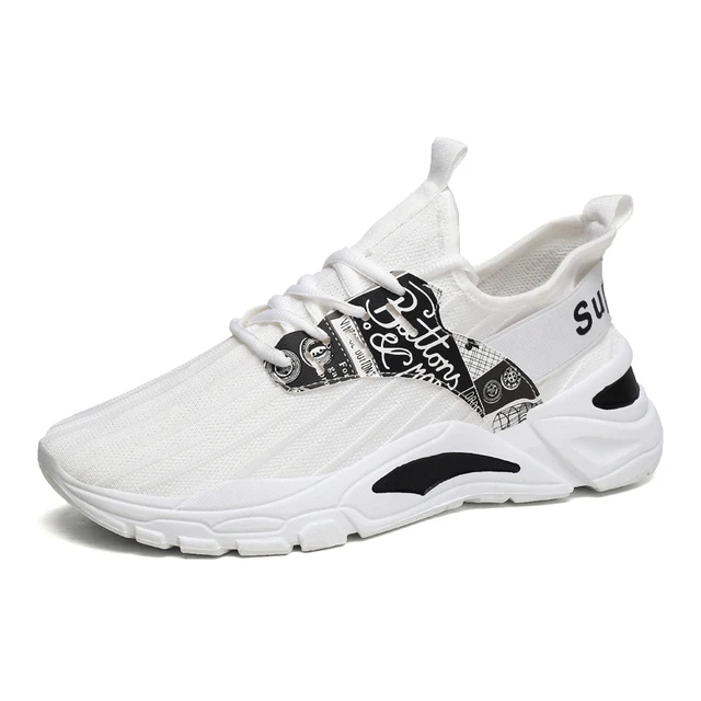 

Respirável tênis de corrida para homens ao ar livre esporte tênis de couro genuíno mulher luz casual anti-skid sapatos de caminh