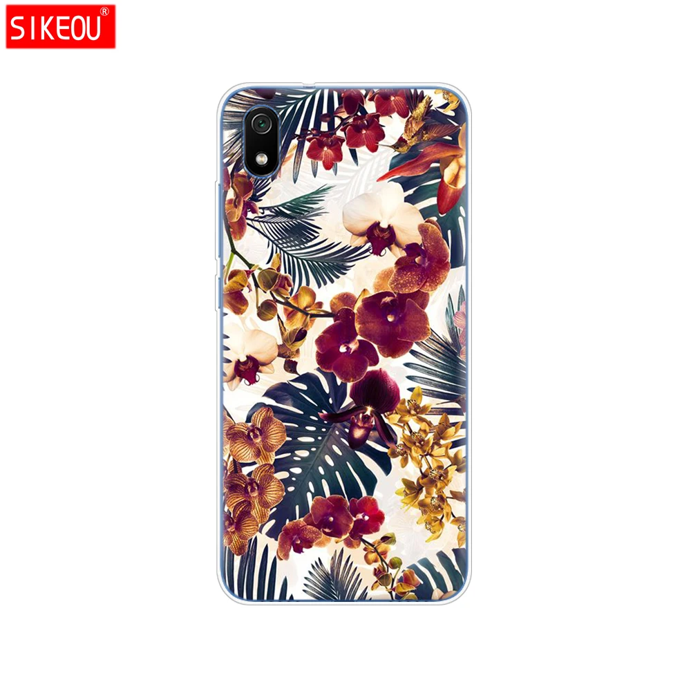 33786 Силиконовый чехол для xiaomi redmi 7a Чехлы Защитная мягкая задняя крышка из ТПУ на redmi 7 a бампер hongmi 7a чехол для телефона coque - Color: 33786