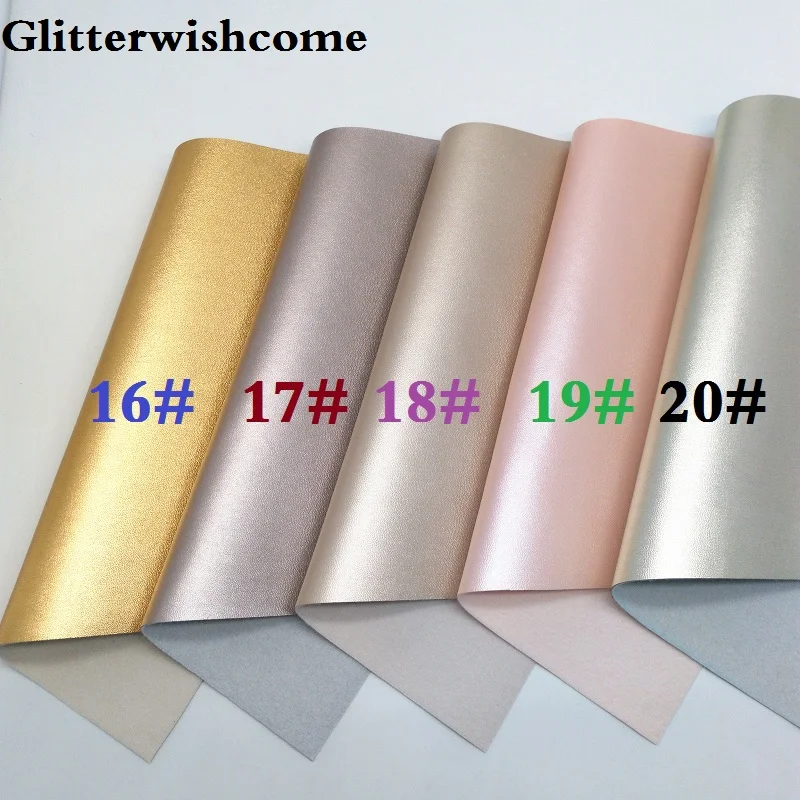 Ткань Glitterwishcome 21x29 см Размер A4 винил для бантов мягкая кожа наппа ткань из