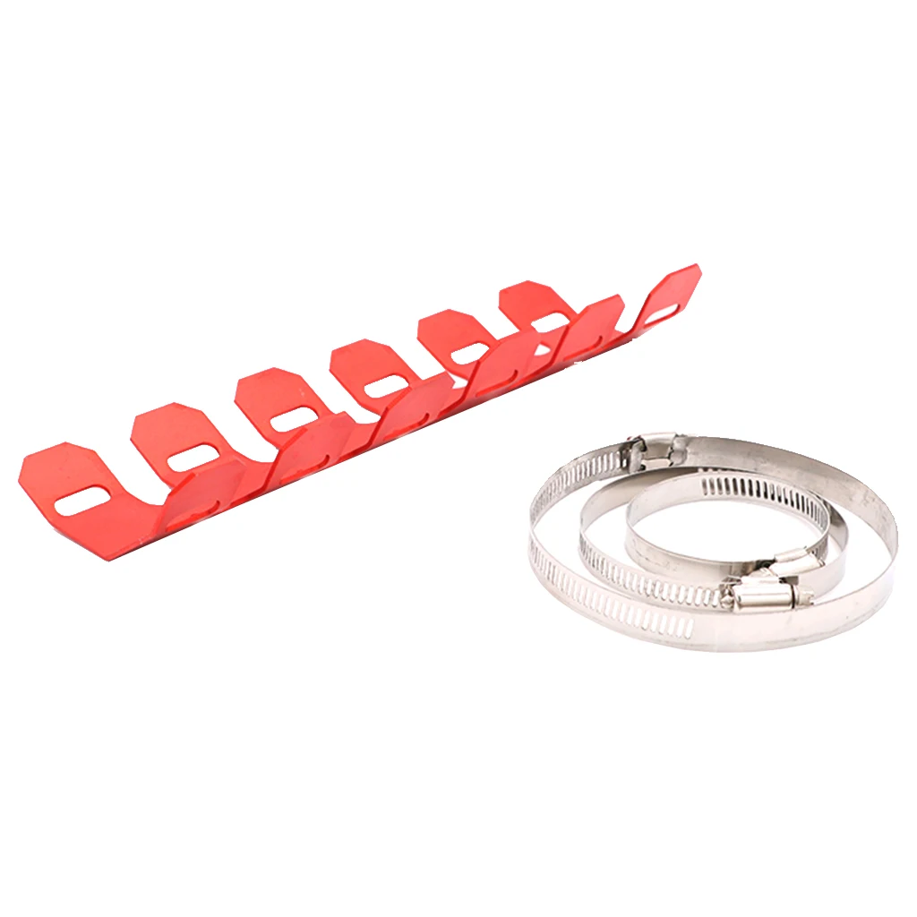 Универсальный 25 см мотоциклетный глушитель анти горячий алюминиевый