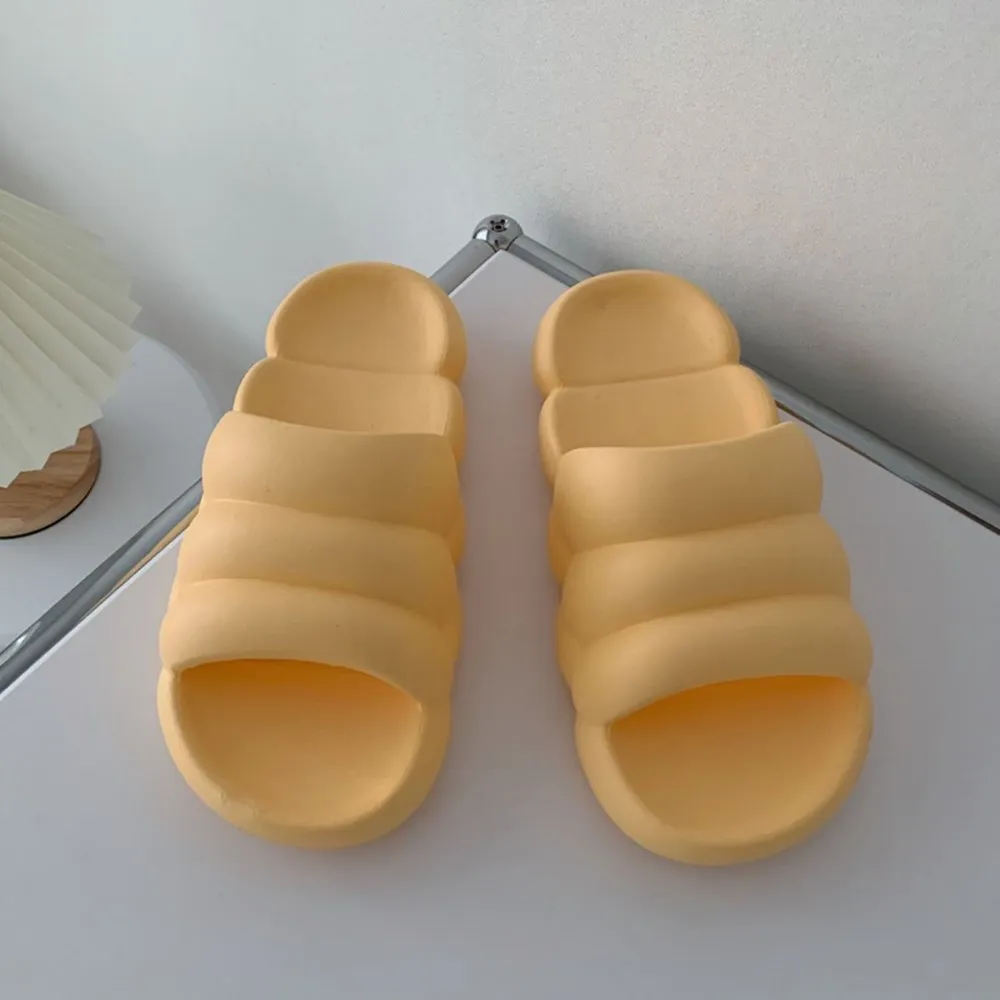 

Indoor Platform Slippers Men Women Couples House Slippers Non-slip Plastic Man Slippers For Home Bathroom Shower Beach Shoes2021