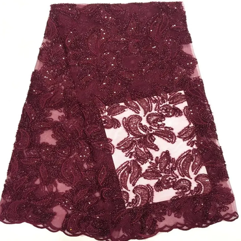 

Дизайн с блестками, африканская кружевная ткань, вышитая ткань, французский кружевной тюль, сетчатые ткани для женщин, свадебное платье ML8861