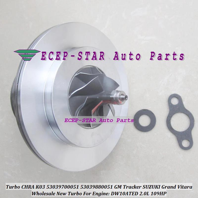 Турбо CHRA картридж Core K03 51 53039700051 53039880051 1390067G00 для Suzuki Grand Vitara трекер 2000 DW10ATED RHW RHZ