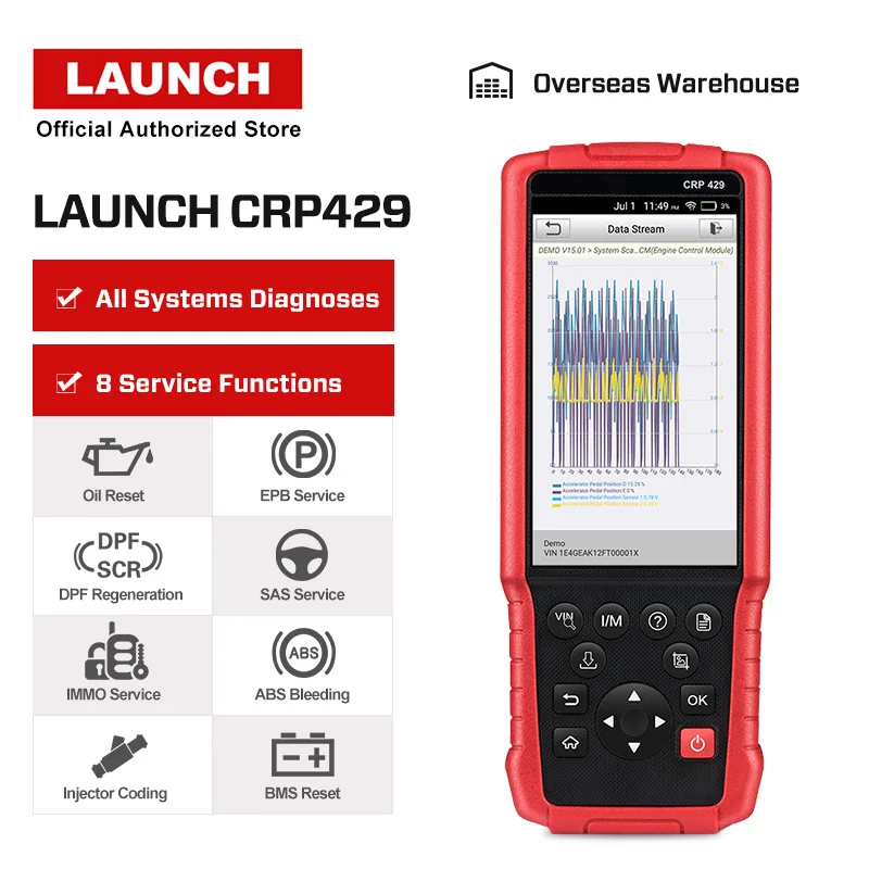 Старт X431 CRP429 полный Системы OBD2 считыватель кода OBDII Авто Автомобильные инструменты для диагностики сканер автомобильный PK CRP429C Creader CRP123