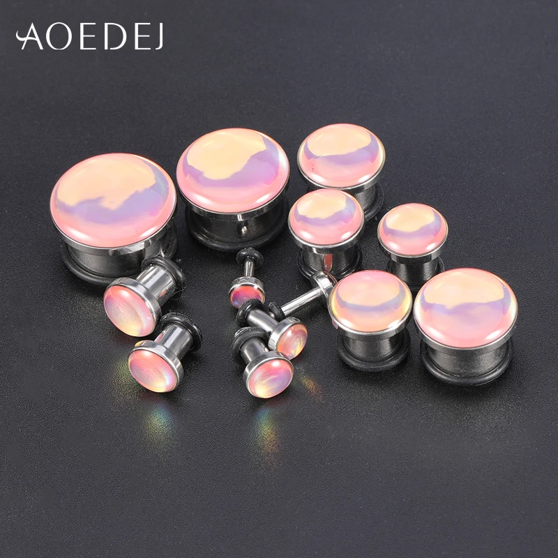 

AOEDEJ 2PC 6-16mm Ear Gauges 316L Stainless Steel Ear Tunnels Plugs Piercing Jewelry Ear Stretchers Expander Plugs and Tunnels