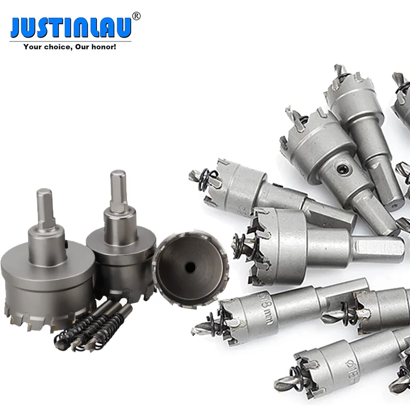 

Alloy Drill Hole Opener, Carbide Hole Saw, Stainless Steel, Carbon Steel, Aluminum Metal Cutter, Reamer 35-100mm Drilling Set