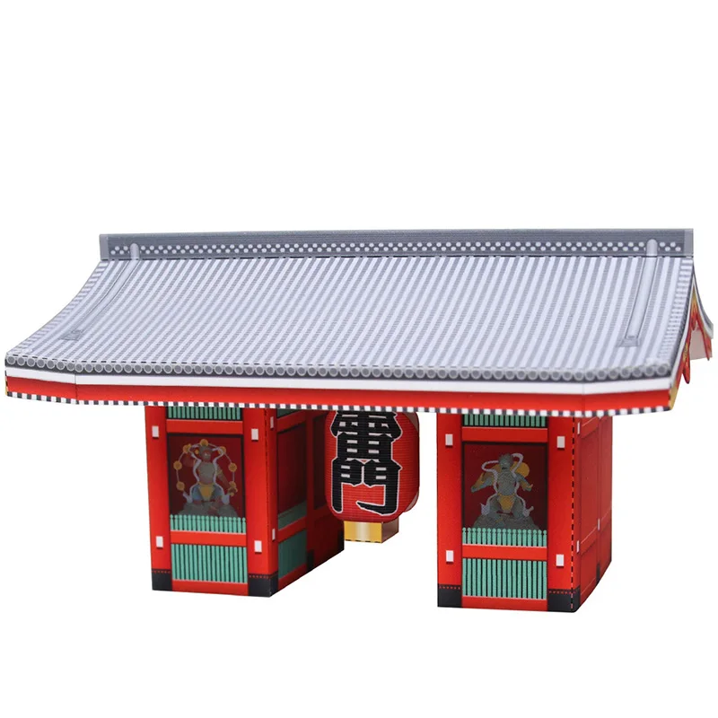 Японская Складная Мини 3D бумажная модель Senso-ji Temple домашняя рукоделие творчество