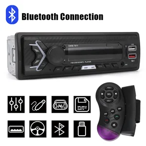 head unit handsfree 1 din auto stereo bluetooth aux function auto parts swm 78117812 car radio multimedia with voice control free global shipping