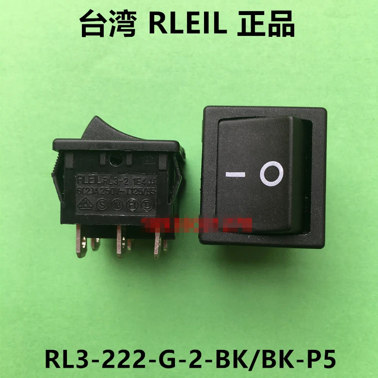 

Оригинальный новый 100% RL3-222-G-2-BK/BK-P5 кулисный переключатель 6A250VAC