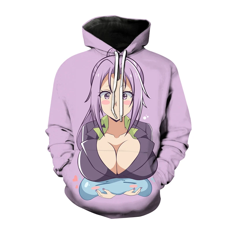 Толстовка Tensei Shitara Slime Datta Ken толстовка с капюшоном из аниме I Time Get Reincarnated as a