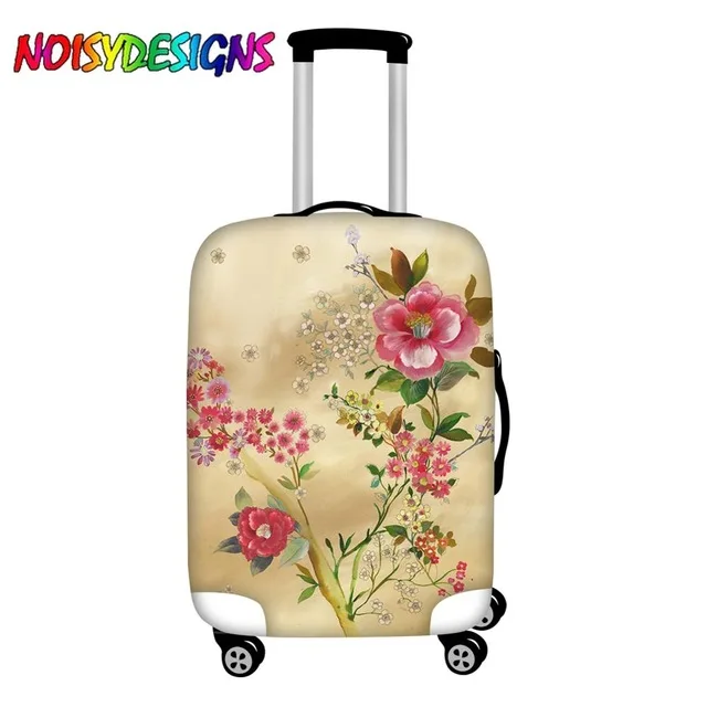 Чехол для багажника NOISYDESIGNS с цветочным рисунком и акварелью чехол багажа в