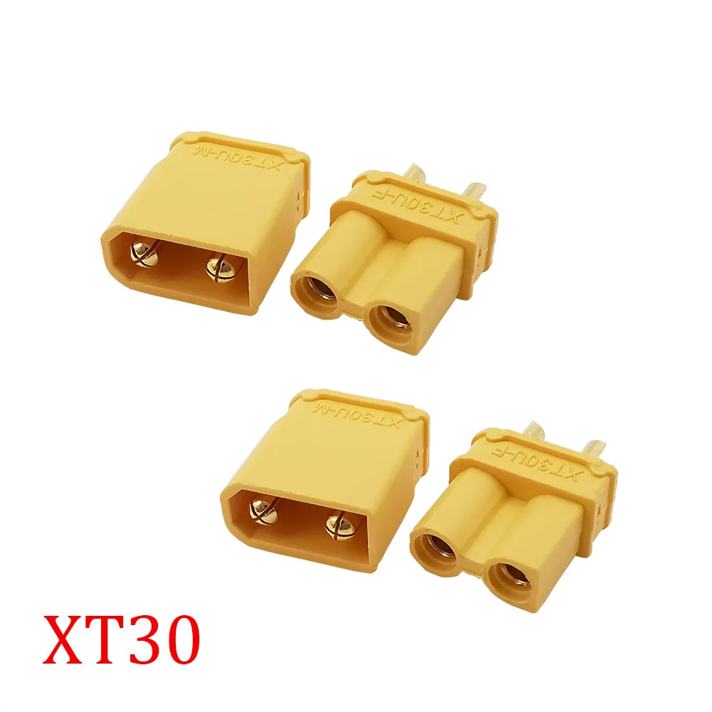 1/2/5 пар XT30 коннектор XT30U штекерное гнездовое зарядное устройство для