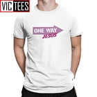 One Way футболки с изображением Иисуса мужские 100% хлопок с круглым вырезом и коротким рукавом мужские футболки бесшовные оптом футболки размера плюс простой стиль