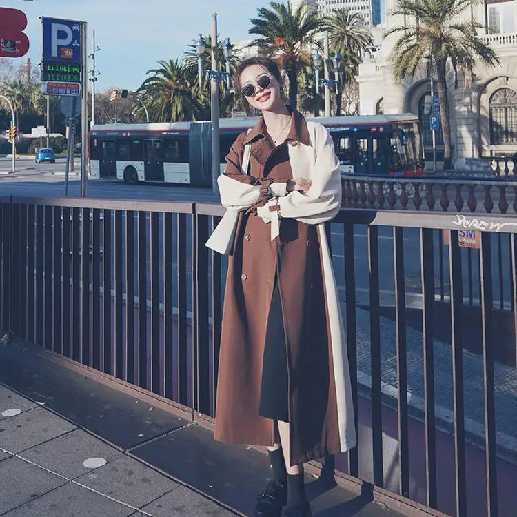 Ay1084 2020 spring autumn winter new women fashion casual Ladies work wear nice Jacket woman female OL long coat trench | Женская одежда