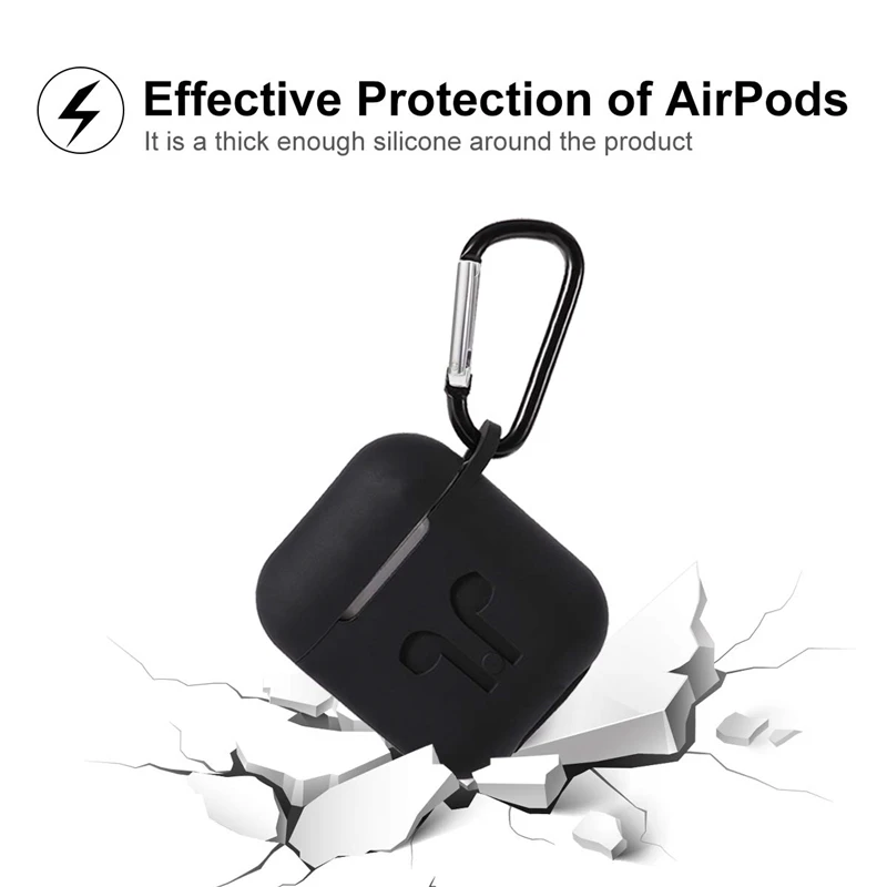 4 в 1 силиконовый чехол для наушников защитный проводные наушники ремешок Apple Airpods