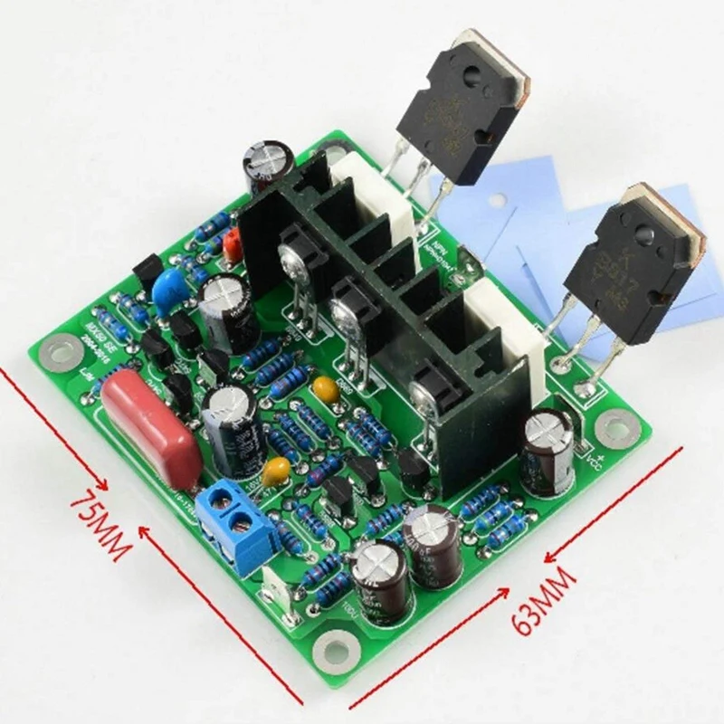 

2Pcs Mx50 Se 100Wx2 Dual Channels o Power Amplifier Board Hifi Stereo Amplifiers Diy Kit