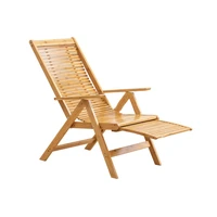 foldable chair winter and summer lazy nap chair bamboo lounge chair solid wood back chair cool chair
