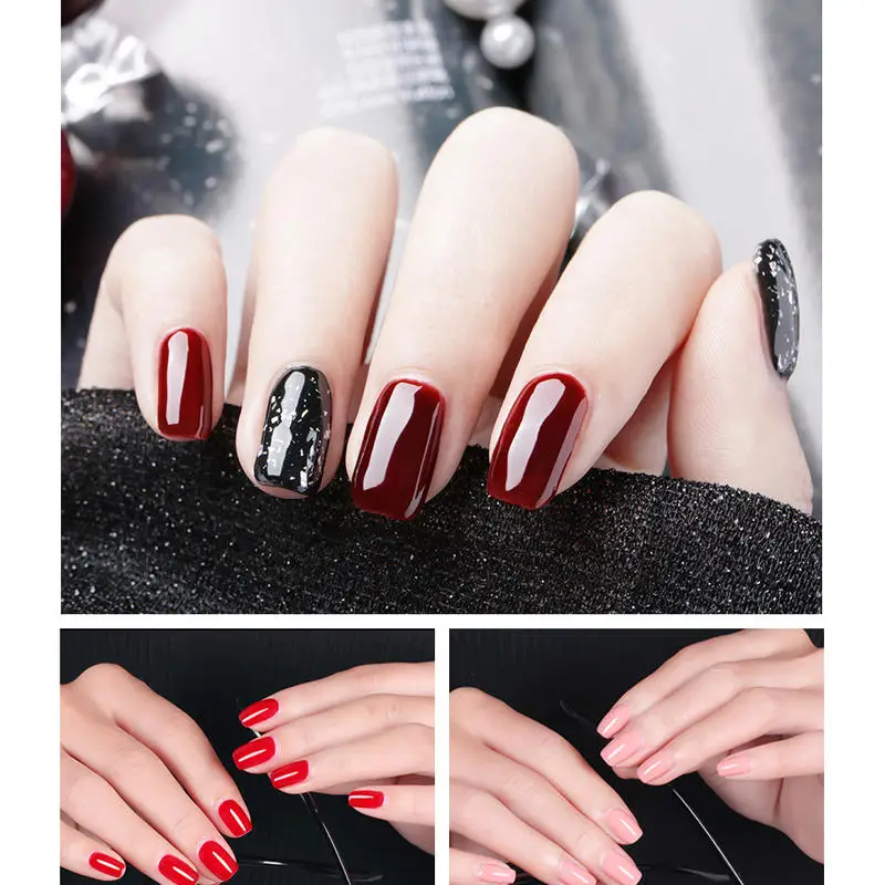 HNM UV Gel Nail Polish Lamp Tools Set Soak Off LED Arts Primer Manicure Base Top Coat | Красота и здоровье