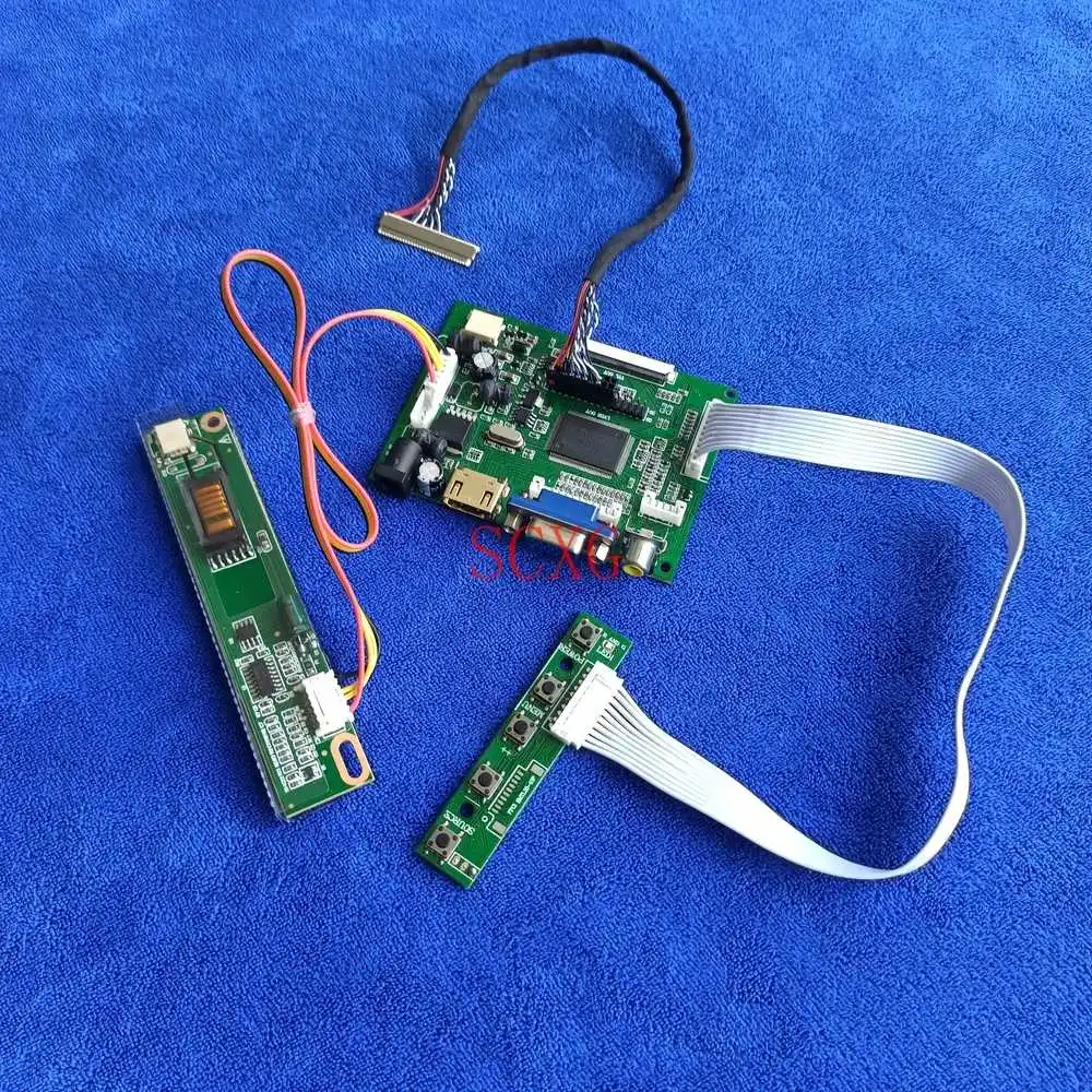 

Screen LCD Controller Card Kit 1024*768 HDMI-compatible VGA AV For HSD150PX14/HSD150PX15/HSD150PX16/HSD150PX17 30 Pin LVDS 1CCFL