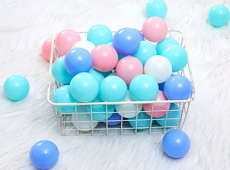 

200Pcs Colorful Soft Water Pool Ocean Wave Ball Outdoor Fun Sports Baby Children Toy Amusement Park Props Mixed Color Kid Toys