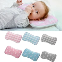 baby nursing pillow 3d air mesh breathable sleep support concave pillows anti roll toddler pillow cushion prevent flat head