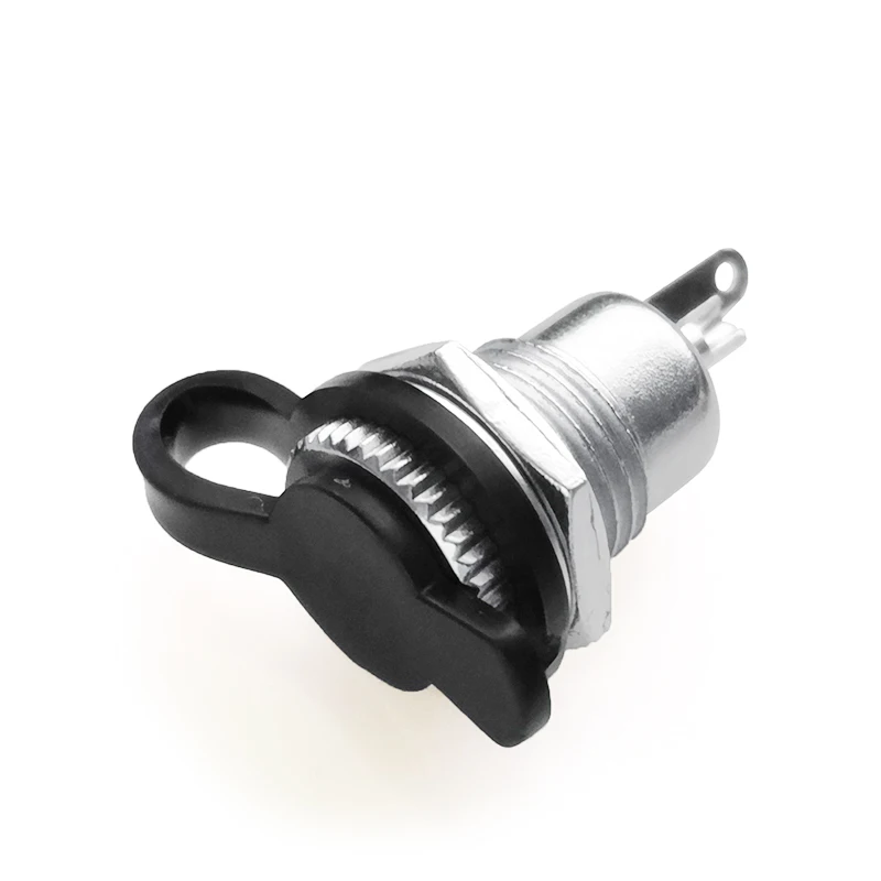 

DC099 power supply Jack Socket Female Panel Mount Connector Metal Panel socket Interface Plug Terminals 5.5mmx2.1mm/5.5mmx2.5mm