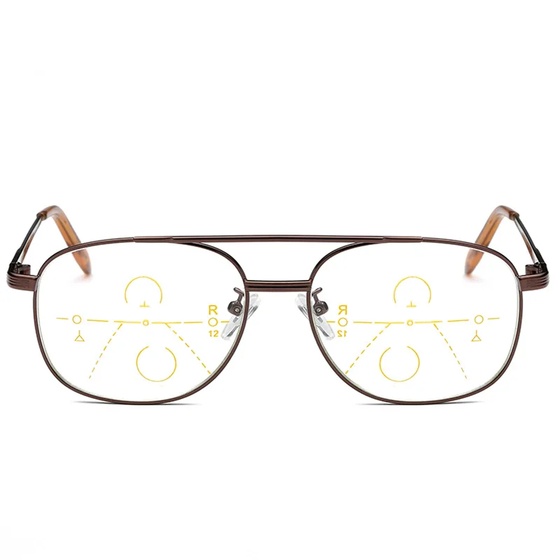 Прогрессивные многофокальные очки для чтения мужчин и женщин бифокальные