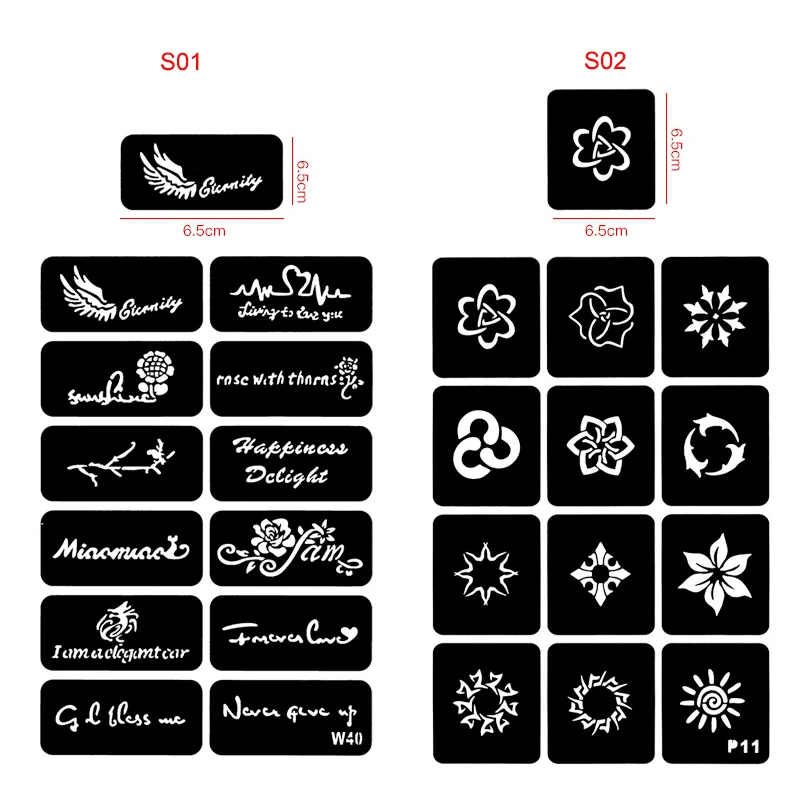 600 шт Аэрограф блеск тату трафарет альбом женщина ребенок рисунок шаблон