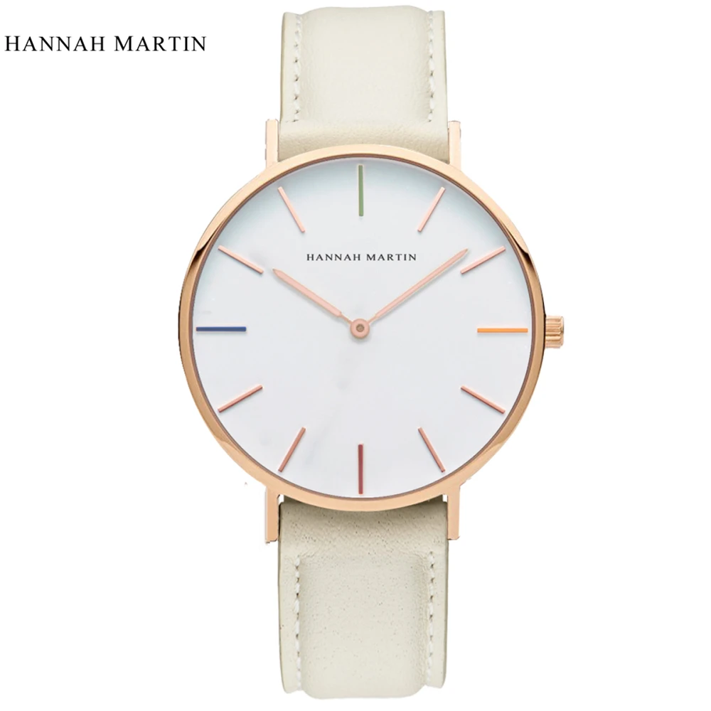 Новинка 2019 дизайнерские классические женские часы белые брендовые модные