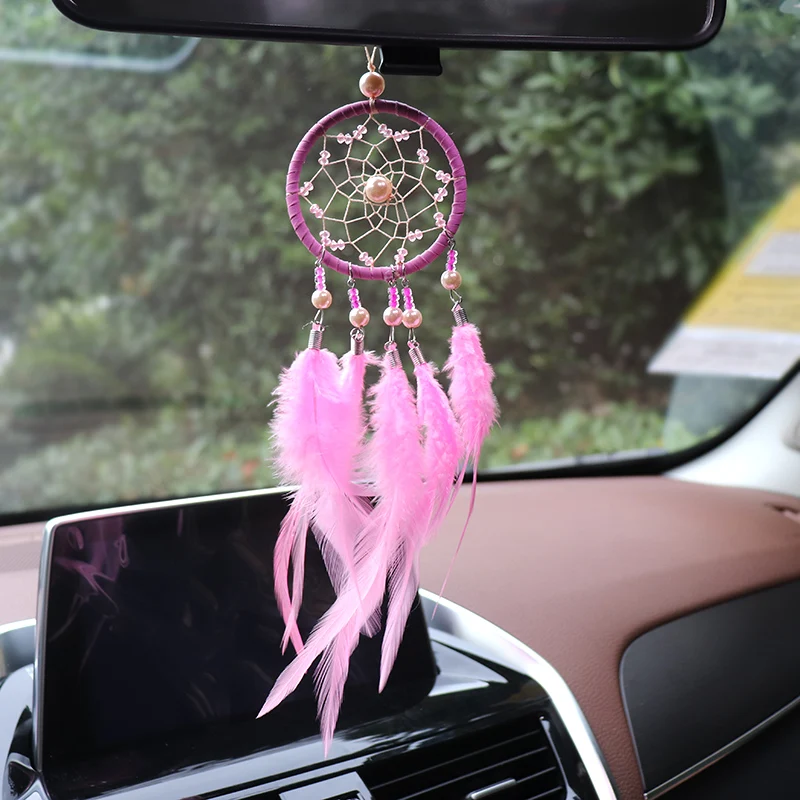 Автомобильное подвесное украшение в виде зеркала Dreamcatcher автомобильные