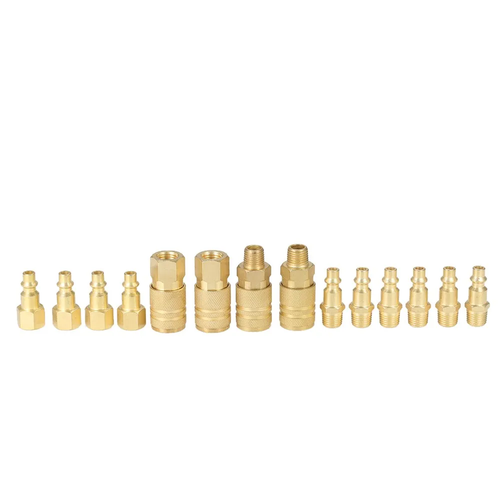 

14 шт., регулируемые быстроразъемные соединители NPT 1/4 дюйма