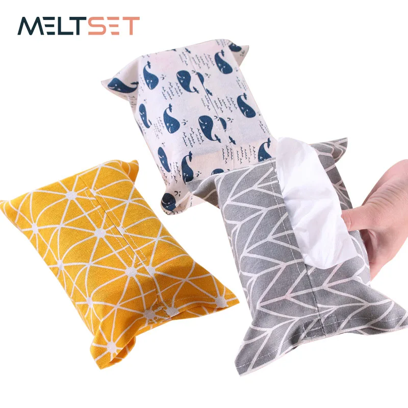 Тканевый чехол для салфеток симпатичный держатель нагнетающий бумажный ящик