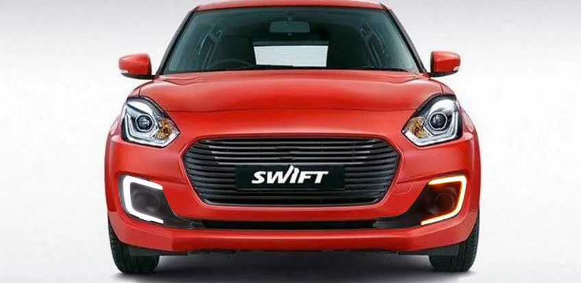 Для Suzuki Swift 2017 2018 2019 желтый сигнал стиль реле Водонепроницаемый 12V светодиодный