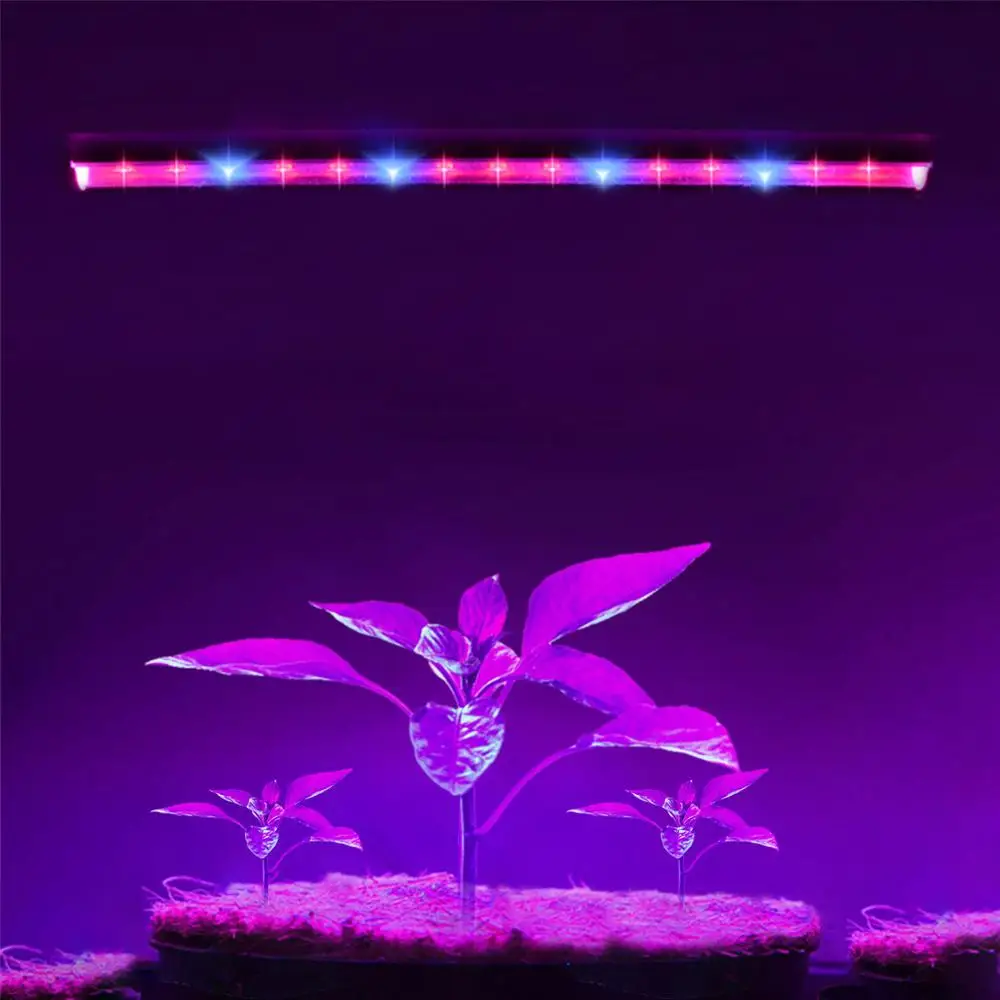 30CM 57CM Full Spectrum LED Grow Light 1-5 Pcs Phyto Lamp For Plants Seedings Growing T5 Lamps Indoor Plants Light 110V 222V