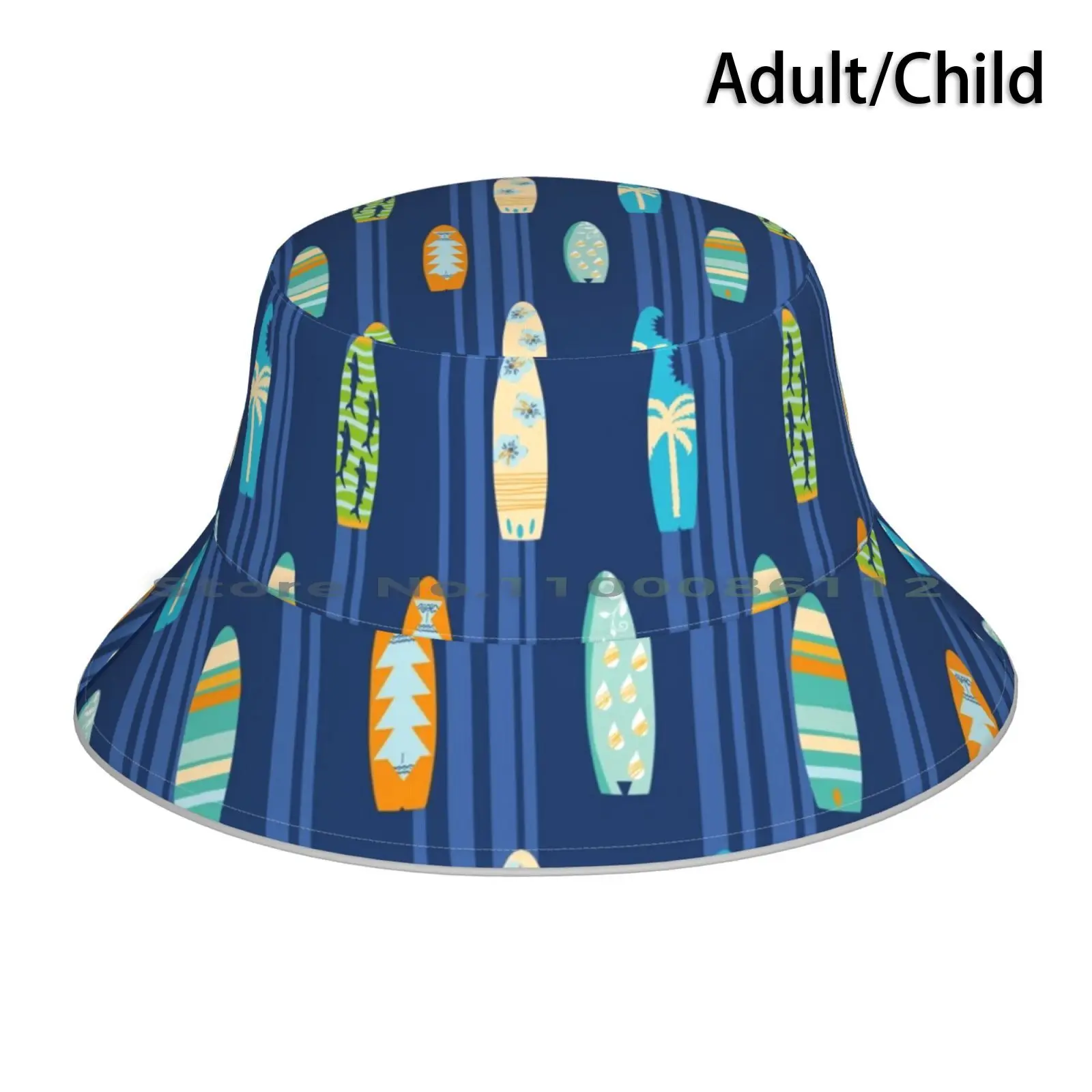 Surf The Ocean Bucket Hat Sun Cap Party 