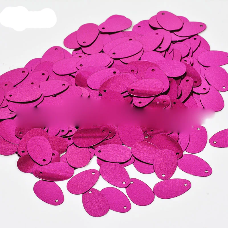 Овальные блёстки 12 × 20 мм из ПВХ бусины в форме яйца аксессуары для одежды бусы