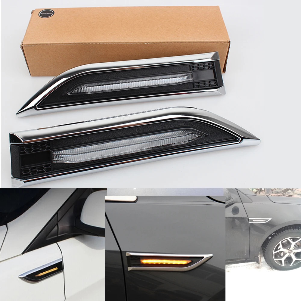 2 шт. Led Сигнал поворота светильник s для Chevrolet Cruze 09 15 светодиодные боковые маркеры
