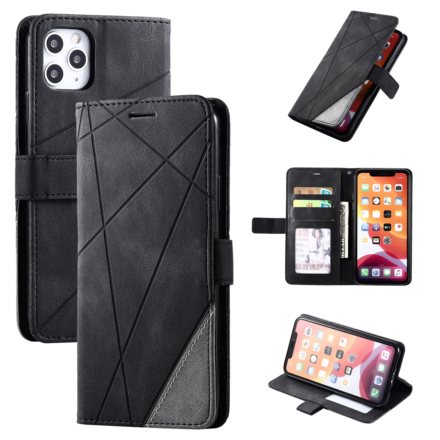 Чехол-бумажник с откидной подставкой для Moto E7 E6S E 2020 G8 Power Lite G9 Play G10 G30 G50 G60 G 5G Edge S One