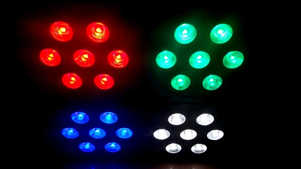 Беспроводной пульт дистанционного управления 8 каналов dmx 7x12 Вт RGBW 4 в 1 быстрая