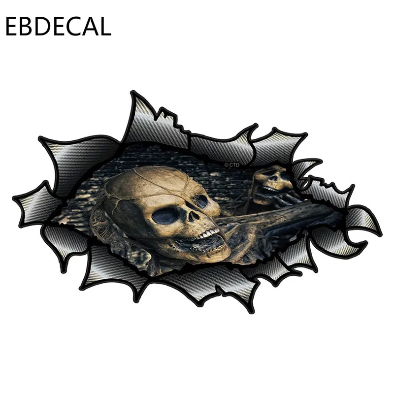 EBdecal рваные Углеродные для Авто/бампера/окна/настенные наклейки DIY Декор