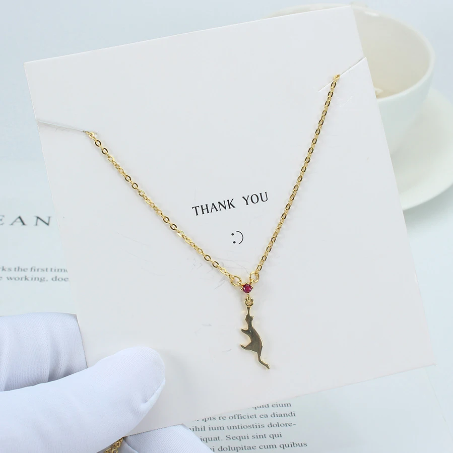 FEFIDAY модное на заказ рубиновый камень Хрустальная цепочка колье женское ожерелье