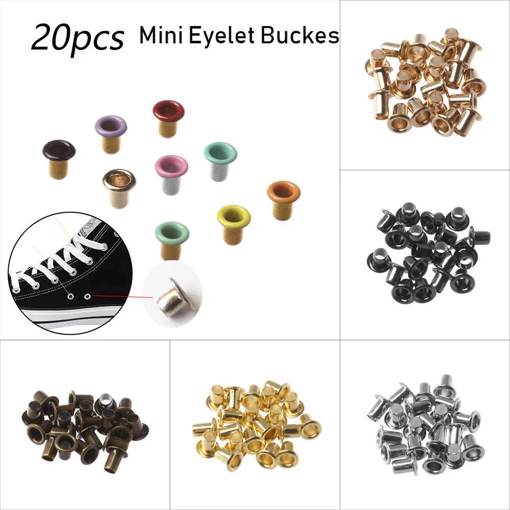 Мини пуговицы с петлями 2 5 мм для кукол одежды сумок обуви 20 шт.|Куклы| |