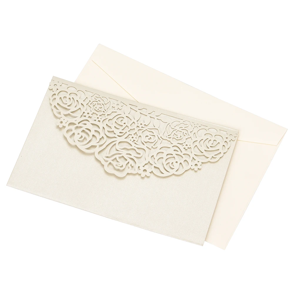 1 шт. Новый карманный стильный набор приглашений с фотографией лазерная бумага