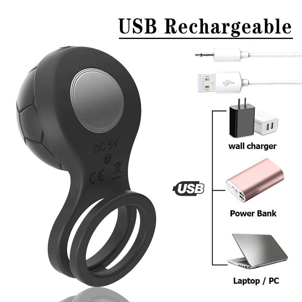 Сильное вибрирующее кольцо на пенис с кольцом для яичек 12 режимов вибрации