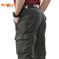 mens overalls military army cargo pants spring cotton baggy denim pants male multi pockets casual long trousers plus size 42
