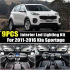 8 шт. Белый Автомобильный светодиодный светильник, лампы для салона, карта, купол, номерной знак, посылка, комплект для Mazda 3 2004 2005 2006 2007 2008 2009