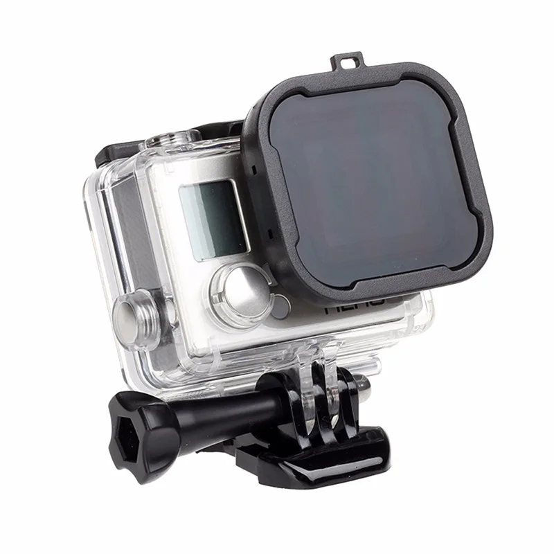

Snorkel Scuba Camera Lens Color Filter For GoPro Hero 4 3+ Housing Case Sports Camera Waterproof Case Lens Cover Filter